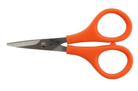 Black Magic Braid Scissor Orange Handle 