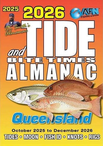 Tide & Bite Times Almanac Qld 2026 Afn