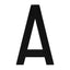 Boat Rego Letter 200mm (8 Inch) Black Pair