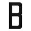 Boat Rego Letter 200mm (8 Inch) Black Pair