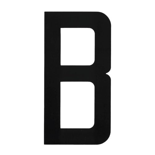 Boat Rego Letter 200mm (8 Inch) Black Pair