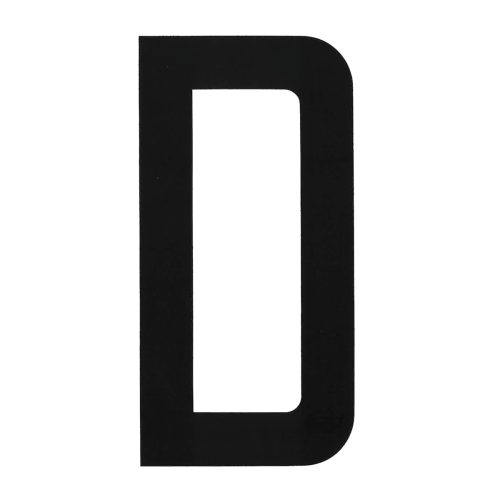 Boat Rego Letter 200mm (8 Inch) Black Pair