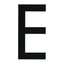Boat Rego Letter 200mm (8 Inch) Black Pair