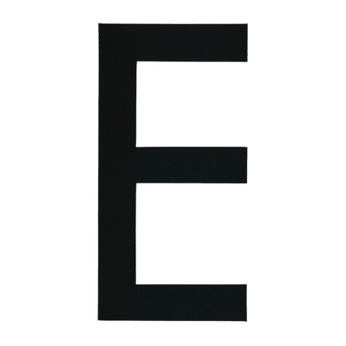 Boat Rego Letter 200mm (8 Inch) Black Pair