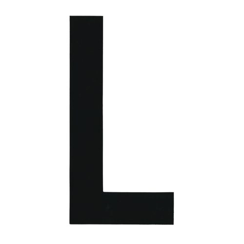 Boat Rego Letter 200mm (8 Inch) Black Pair