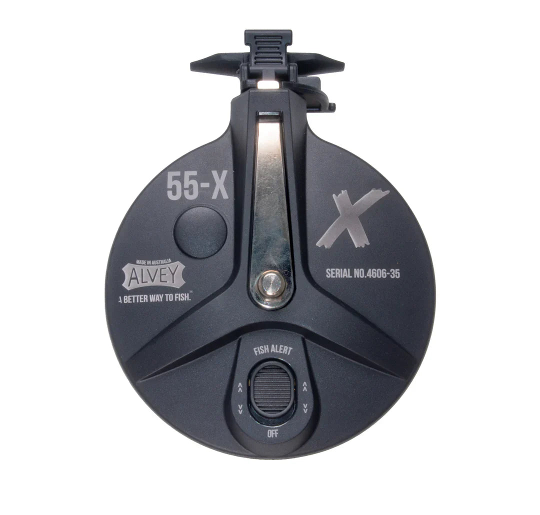 Alvey 55-x Glow Graphite Adventurer Reel