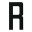 Boat Rego Letter 200mm (8 Inch) Black Pair