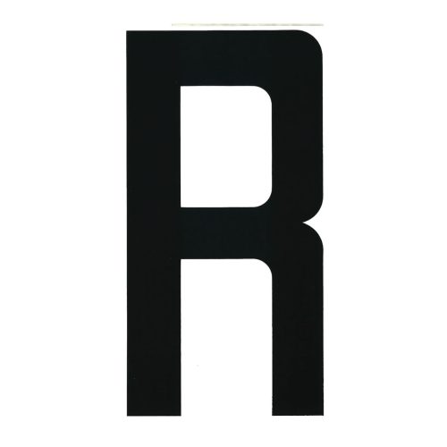 Boat Rego Letter 200mm (8 Inch) Black Pair