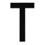 Boat Rego Letter 200mm (8 Inch) Black Pair