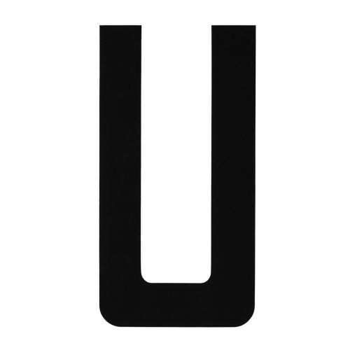 Boat Rego Letter 200mm (8 Inch) Black Pair