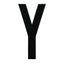 Boat Rego Letter 200mm (8 Inch) Black Pair