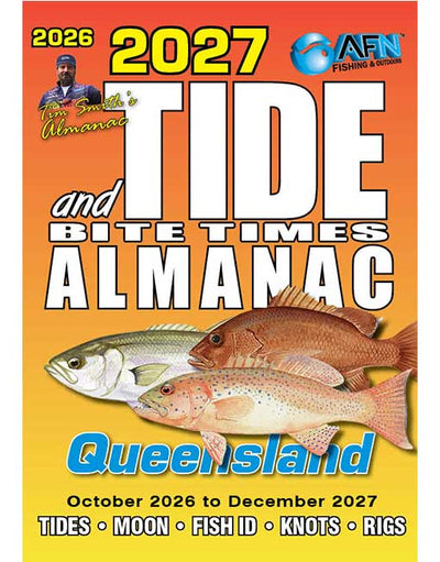 Tide & Bite Times Almanac Qld 2027 Afn